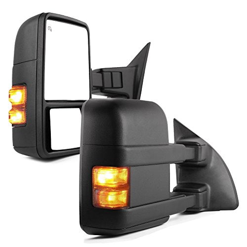 Upper Mirror Glass Replacement for 99-07 Ford F-250 Super Duty Driver Side LH